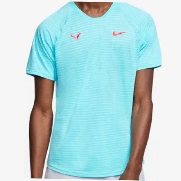 NWT Nike Rafa Nadal 2020 French Open Slam Tennis Shirt AeroReact